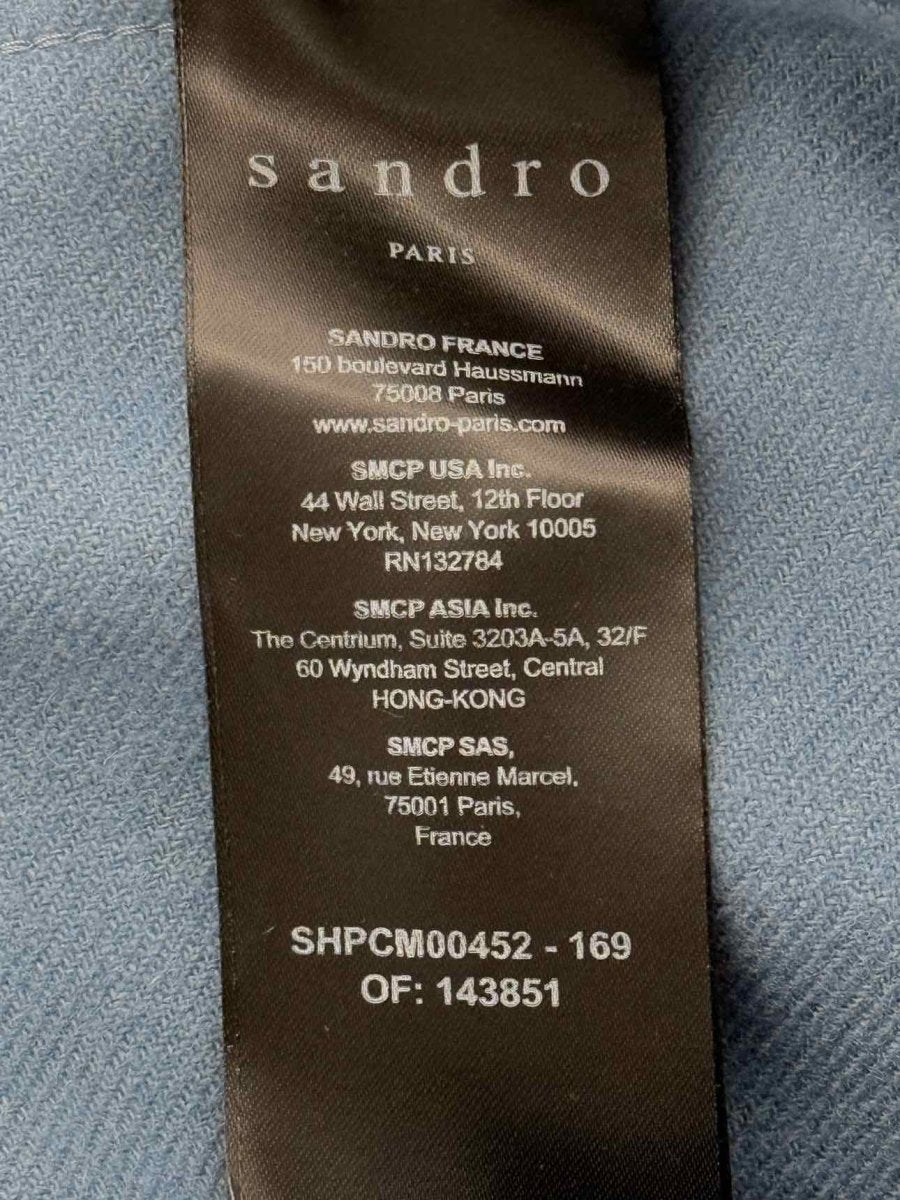 Pre - loved SANDRO Blue Size XLarge Jacket at Reems Closet