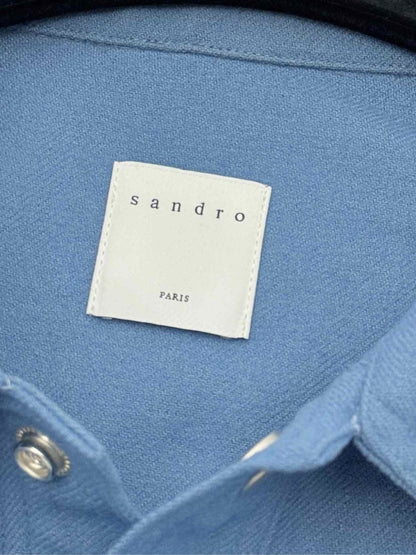Pre - loved SANDRO Blue Size XLarge Jacket at Reems Closet