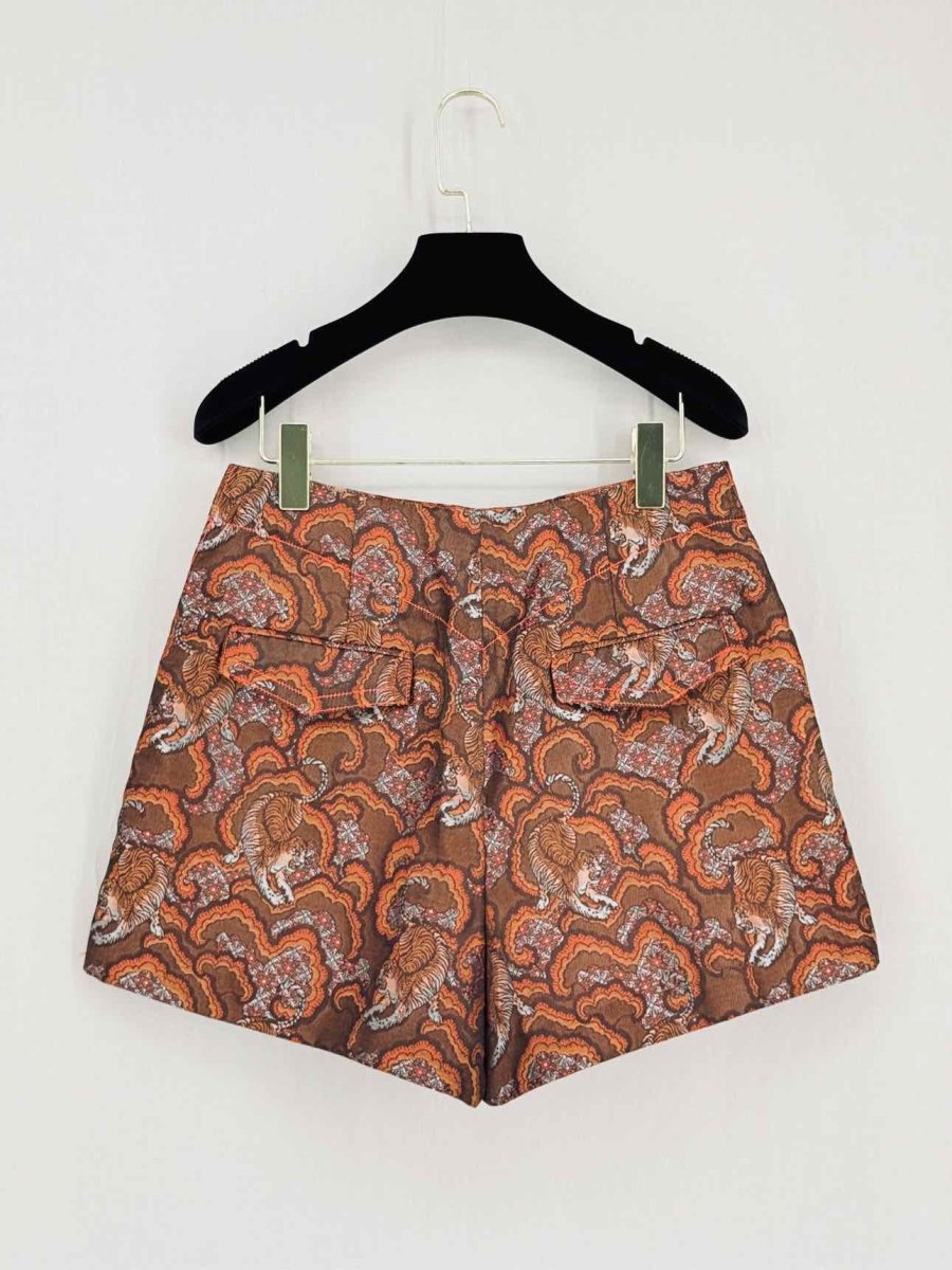 Pre-loved SANDRO Chinagirl Brown Multicolor Size US 8 Shorts at Reems Closet