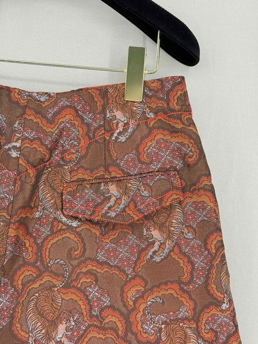 Pre-loved SANDRO Chinagirl Brown Multicolor Size US 8 Shorts at Reems Closet
