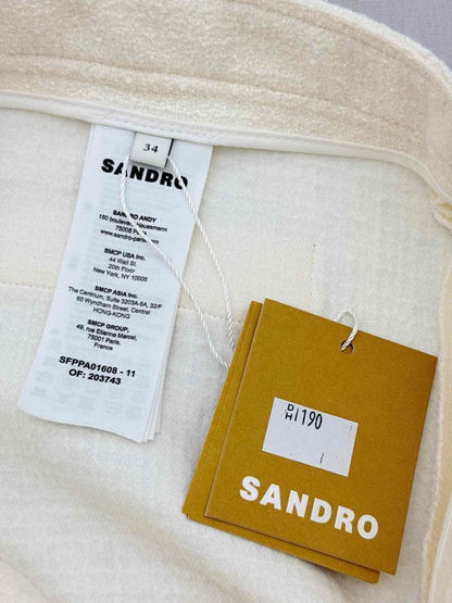 Pre - loved SANDRO Cream Size US 4 Outfit Set at Reems Closet
