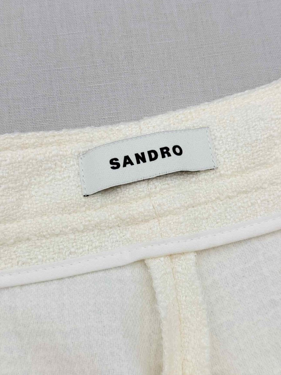 Pre - loved SANDRO Cream Size US 4 Outfit Set at Reems Closet