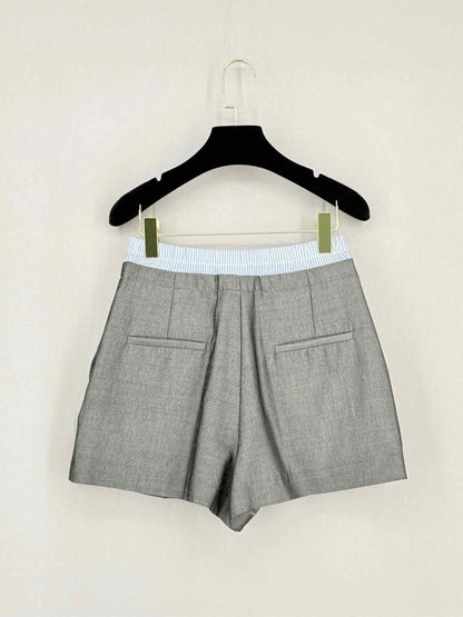 Pre-loved SANDRO Jaures Grey Size US 4 Shorts at Reems Closet