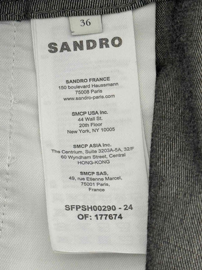 Pre-loved SANDRO Jaures Grey Size US 4 Shorts at Reems Closet
