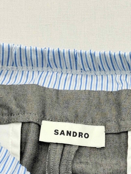 Pre-loved SANDRO Jaures Grey Size US 4 Shorts at Reems Closet