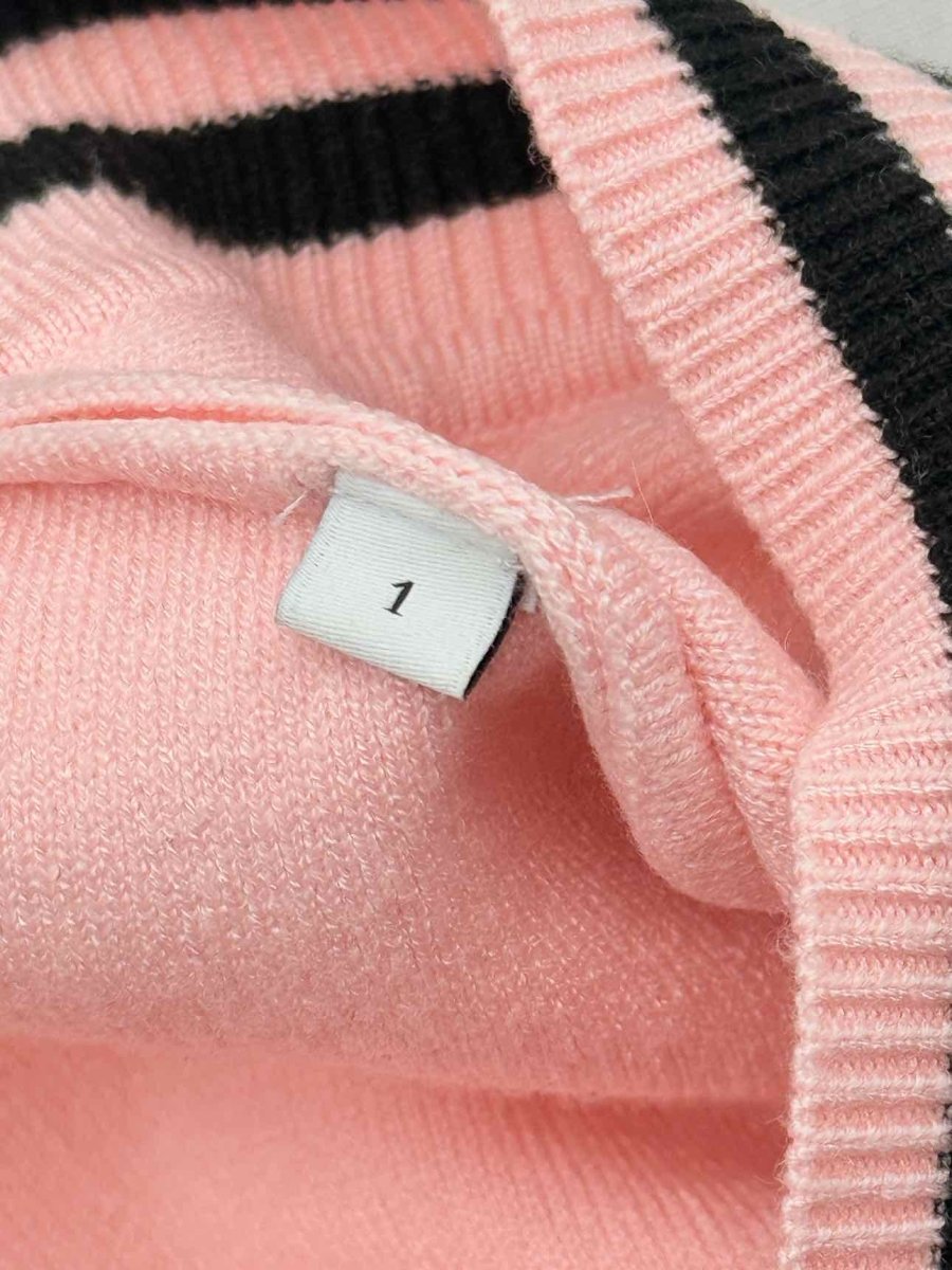 Pre - loved SANDRO Matia S84 Pink Size Small Cardigan at Reems Closet