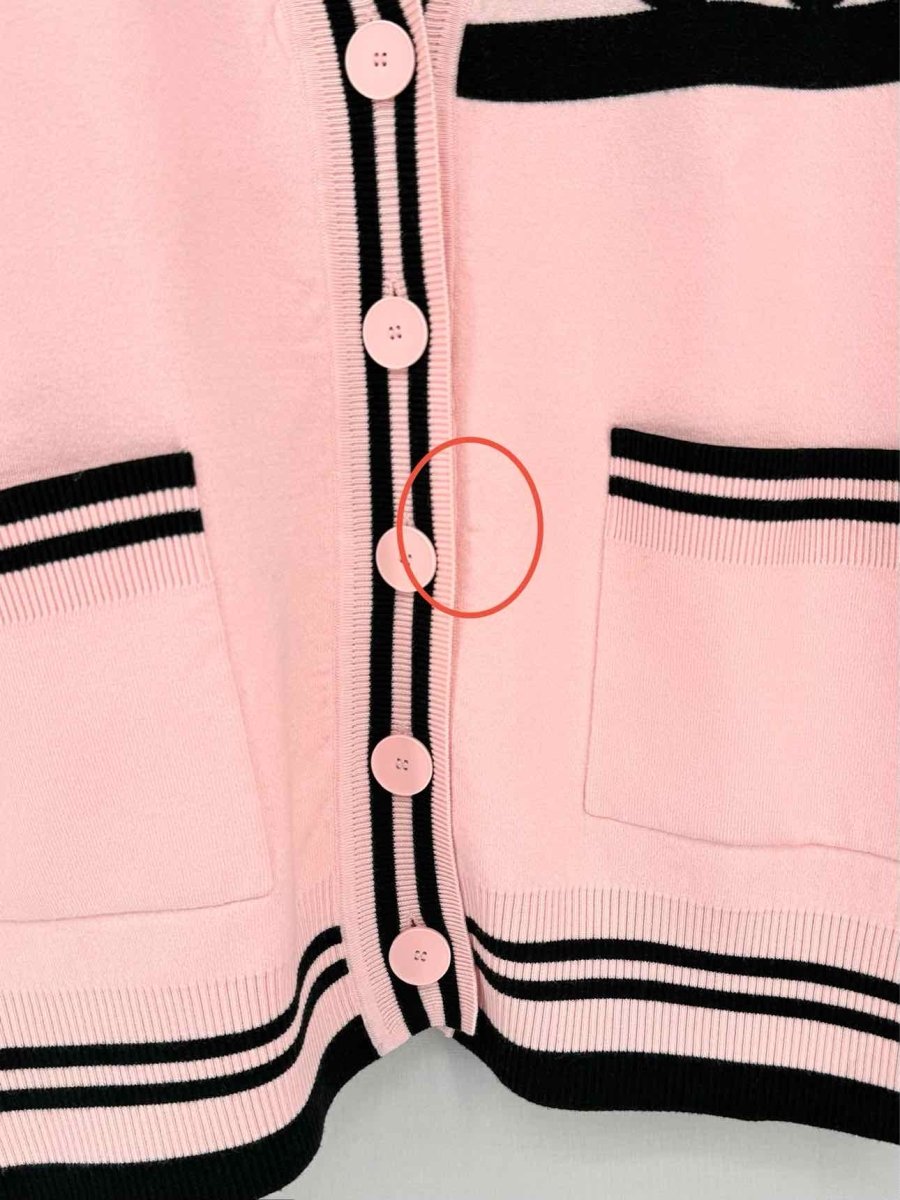 Pre - loved SANDRO Matia S84 Pink Size Small Cardigan at Reems Closet