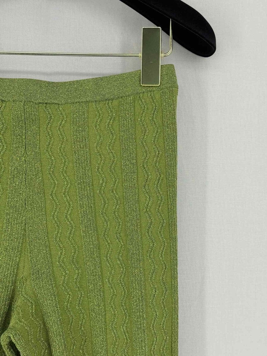 Pre - loved SANDRO Metallic Green Size Small Outfit Set at Reems Closet