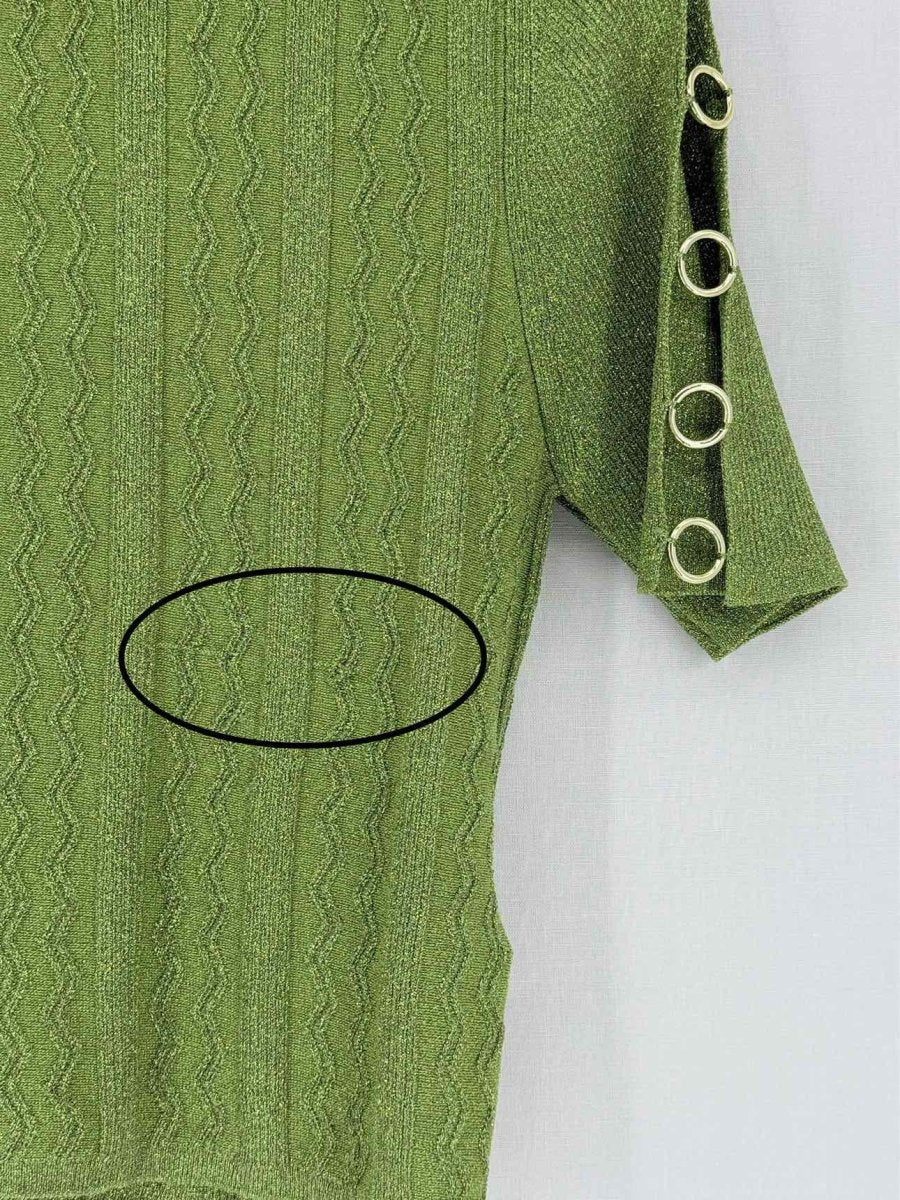 Pre - loved SANDRO Metallic Green Size Small Outfit Set at Reems Closet