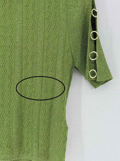 Pre - loved SANDRO Metallic Green Size Small Outfit Set at Reems Closet