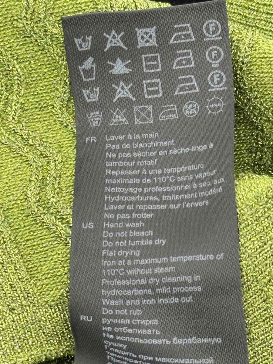 Pre - loved SANDRO Metallic Green Size Small Outfit Set at Reems Closet