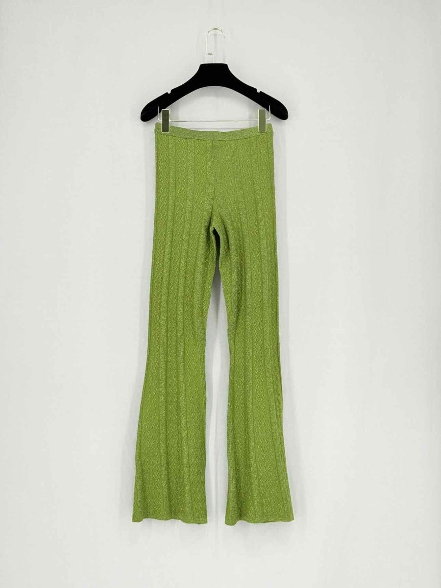 Pre - loved SANDRO Metallic Green Size Small Outfit Set at Reems Closet