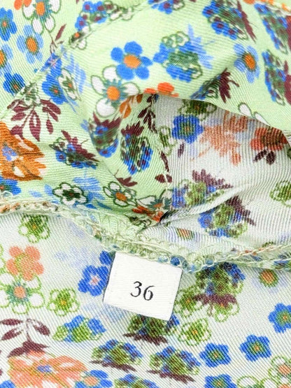 Pre - loved SANDRO Mulberry Green Multicolor Size US 4 Short Dress at Reems Closet