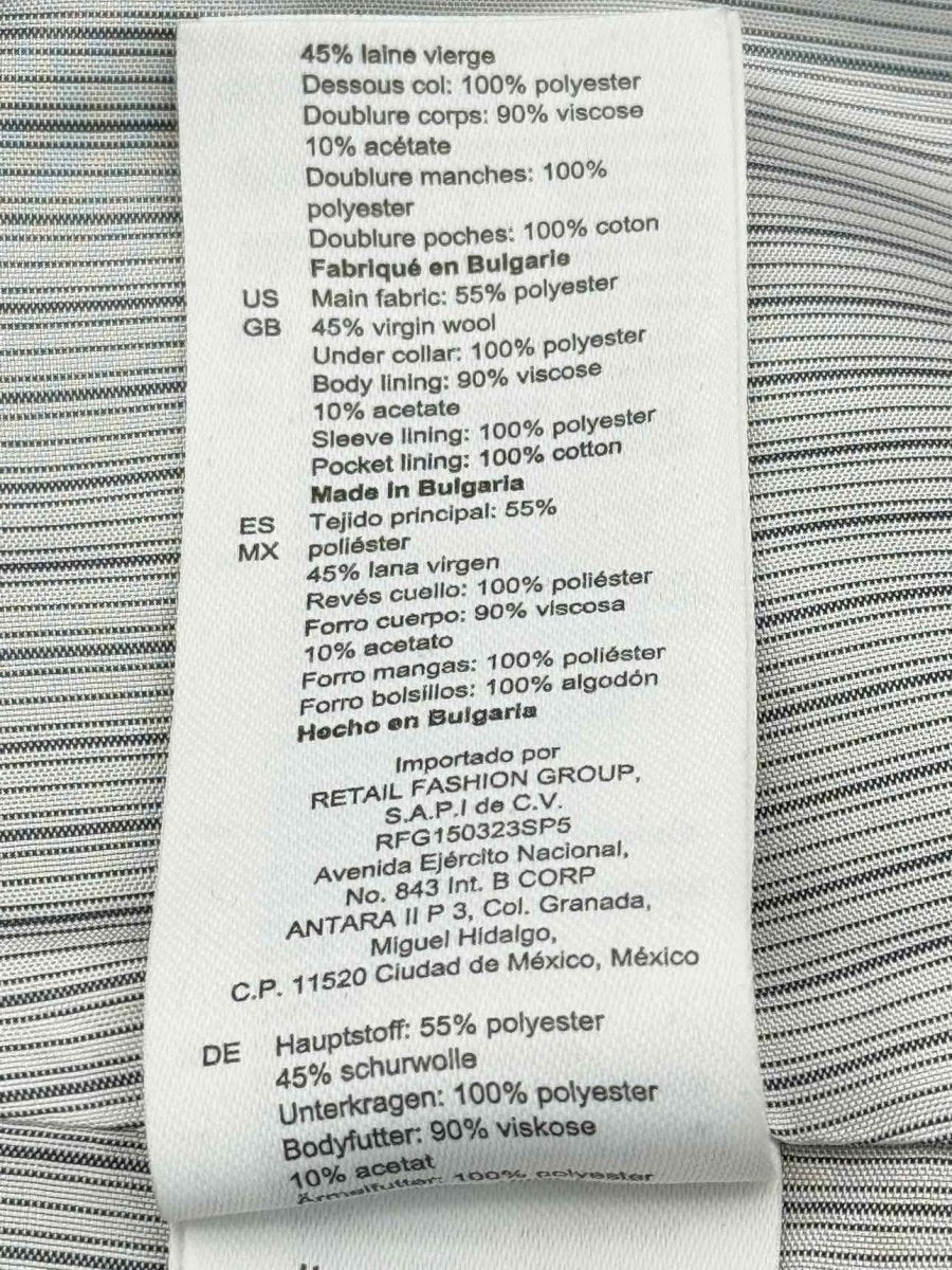 Pre - loved SANDRO Navy Blue Size US 6 Jacket at Reems Closet