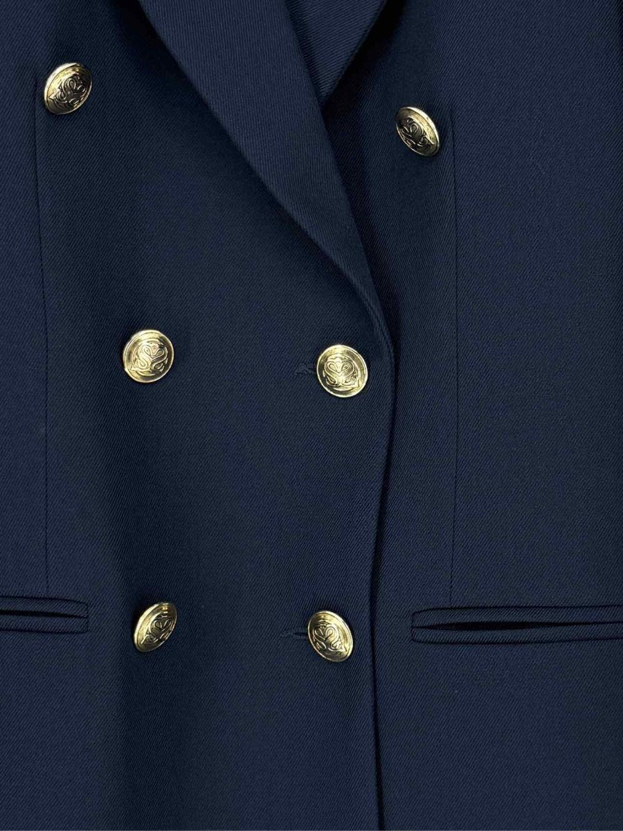 Pre - loved SANDRO Navy Blue Size US 6 Jacket at Reems Closet