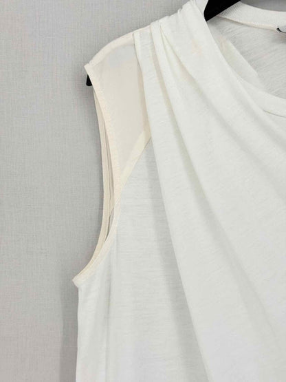 Pre-loved SANDRO White Size Medium Tank Top at Reems Closet