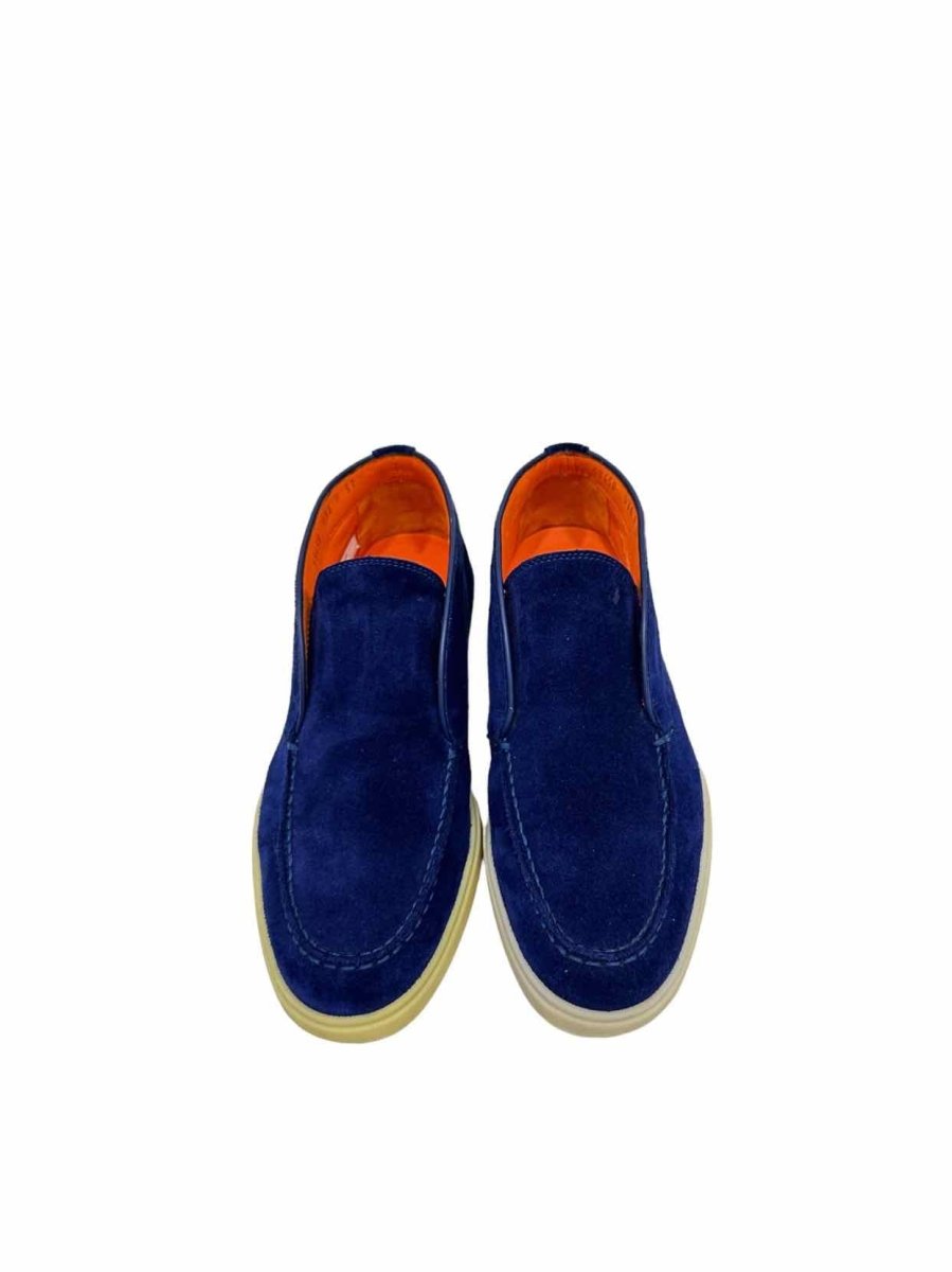 Pre - loved SANTONI Blue Loafers 37 at Reems Closet