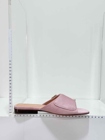 Pre - loved SANTONI Pastel Pink Size EU 35 Flats at Reems Closet