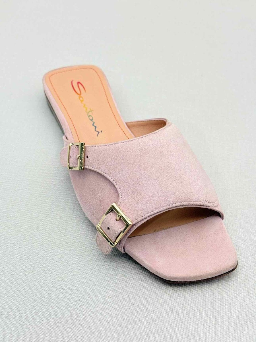 Pre - loved SANTONI Pastel Pink Size EU 35 Flats at Reems Closet