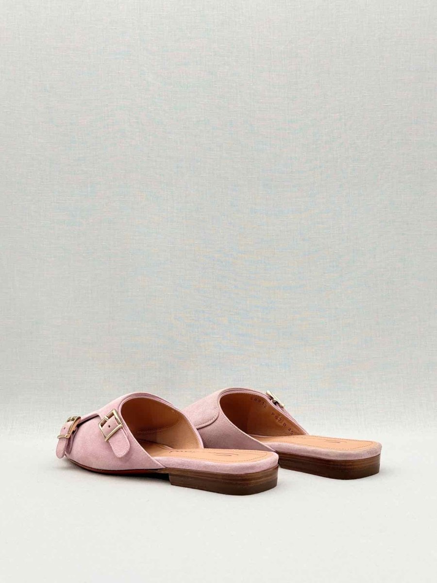 Pre - loved SANTONI Pastel Pink Size EU 35 Flats at Reems Closet