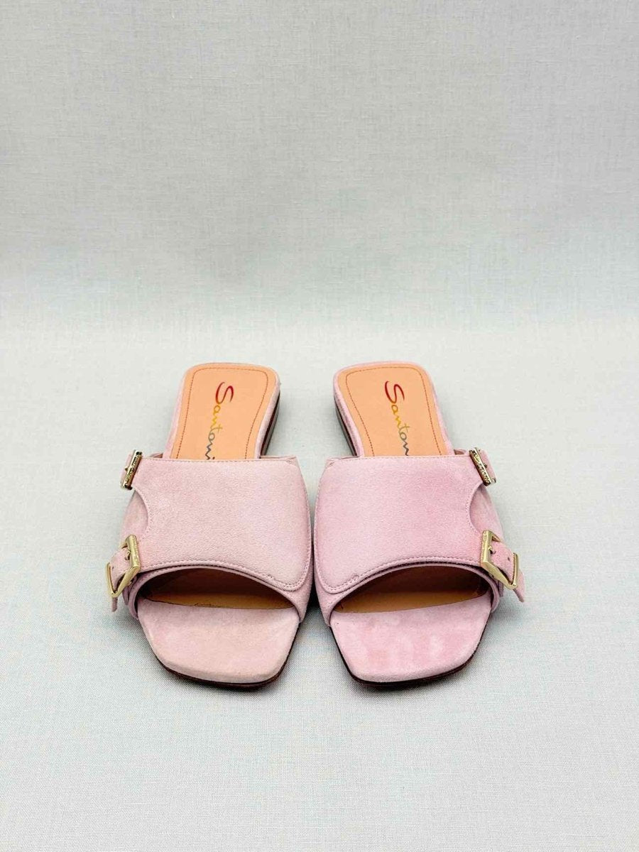 Pre - loved SANTONI Pastel Pink Size EU 35 Flats at Reems Closet
