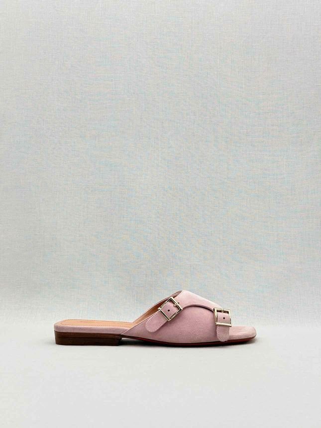 Pre - loved SANTONI Pastel Pink Size EU 35 Flats at Reems Closet