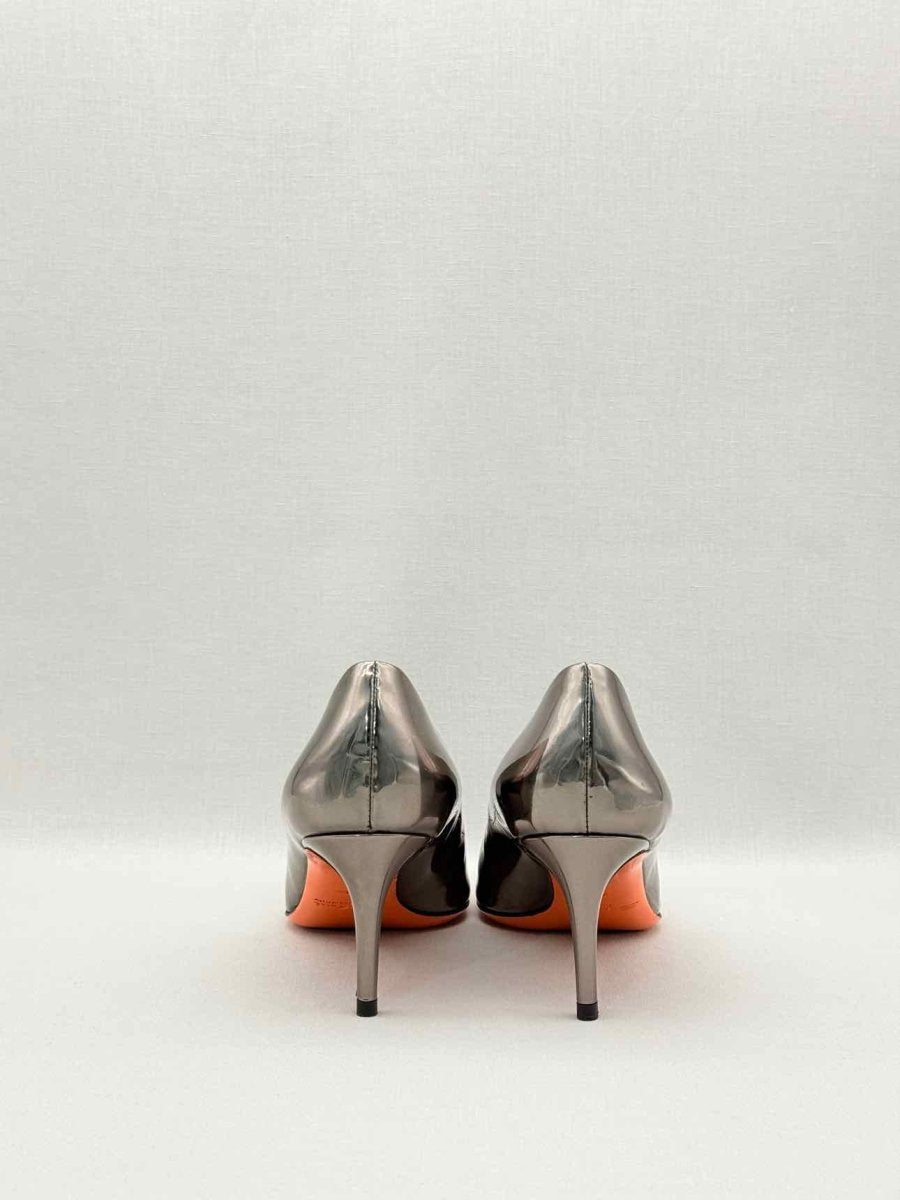 Pre-loved SANTONI Silver Size EU 41 Pumps at Reems Closet