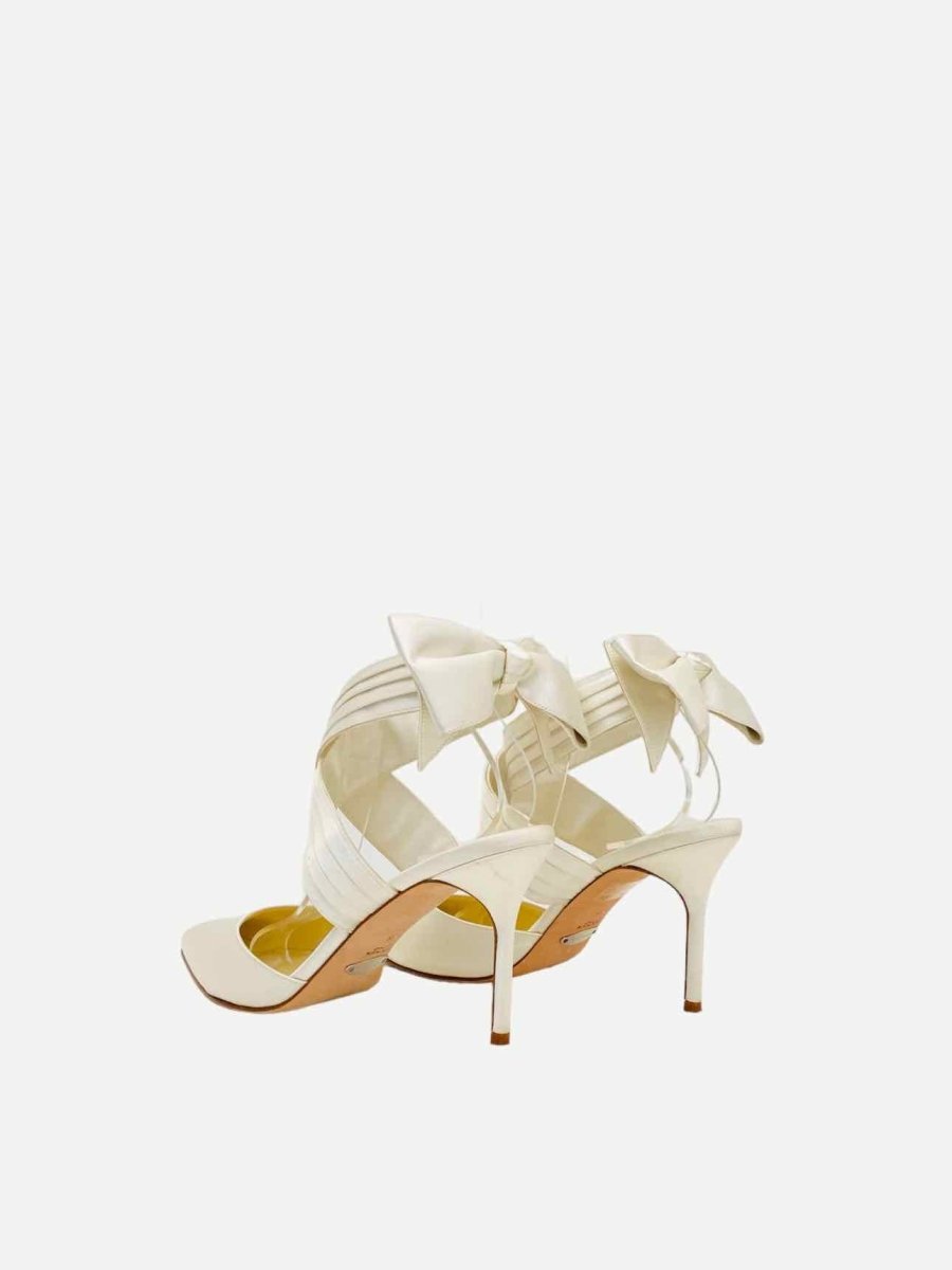 Pre - loved SARAH FLINT Off - white Heeled Sandals 38 at Reems Closet