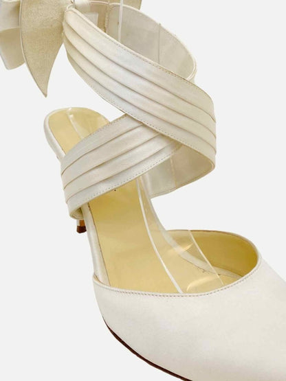 Pre - loved SARAH FLINT Off - white Heeled Sandals 38 at Reems Closet