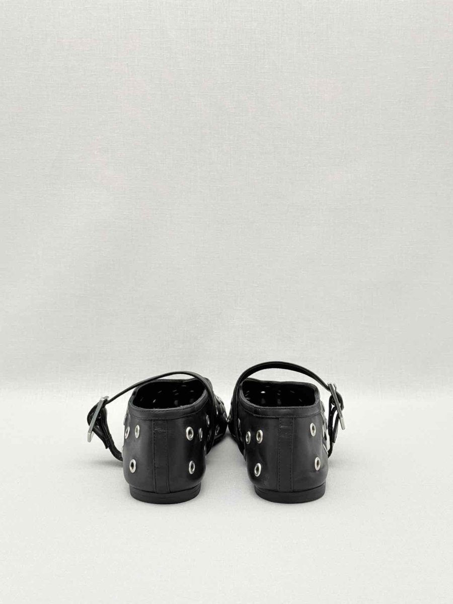 Pre-loved SCHUTZ Cool Ballerina Black Size EU 38 Flats at Reems Closet