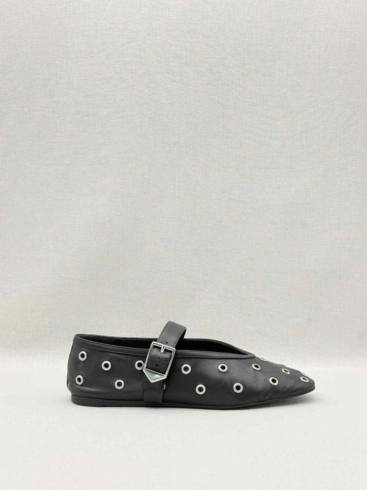 Pre-loved SCHUTZ Cool Ballerina Black Size EU 38 Flats at Reems Closet
