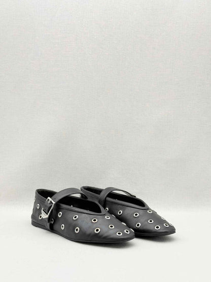 Pre-loved SCHUTZ Cool Ballerina Black Size EU 38 Flats at Reems Closet