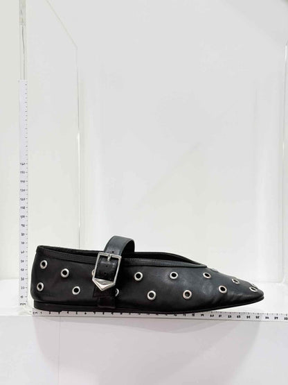 Pre-loved SCHUTZ Cool Ballerina Black Size EU 38 Flats at Reems Closet