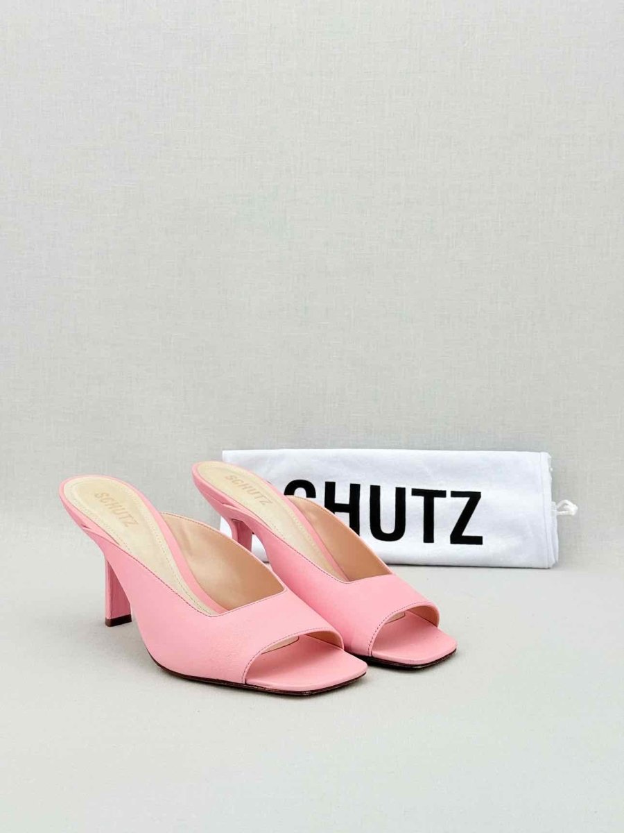 Pre - loved SCHUTZ Pink Size EU 40 Mules at Reems Closet