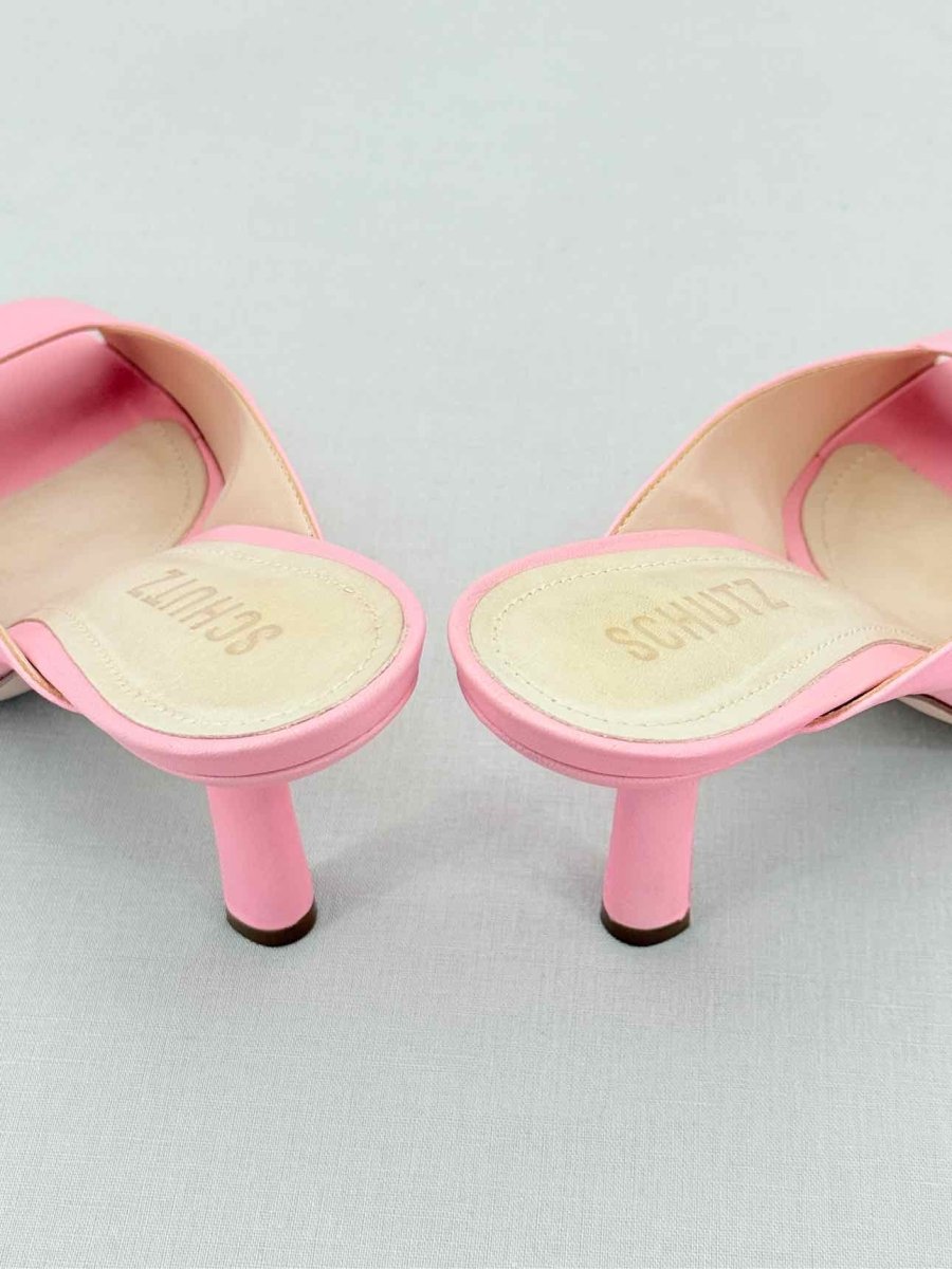 Pre - loved SCHUTZ Pink Size EU 40 Mules at Reems Closet