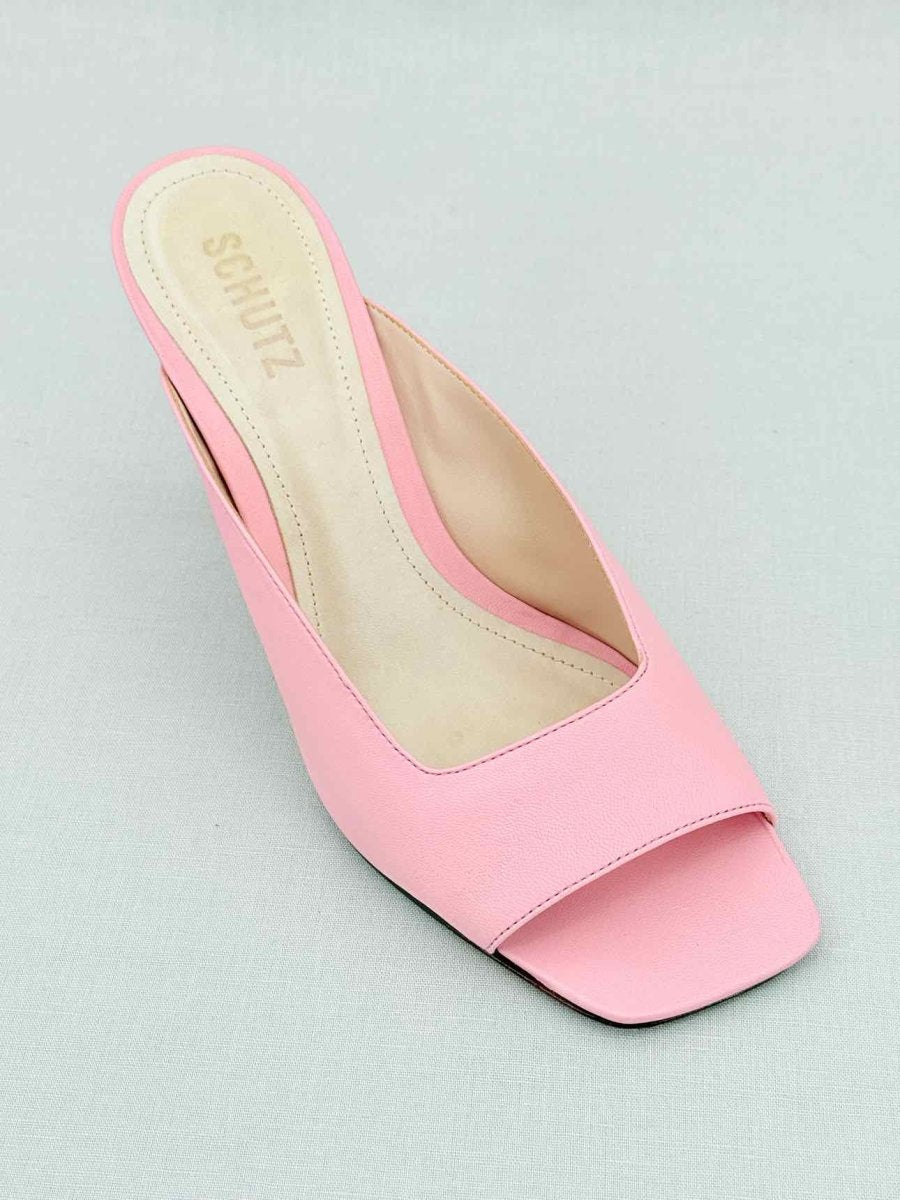 Pre - loved SCHUTZ Pink Size EU 40 Mules at Reems Closet