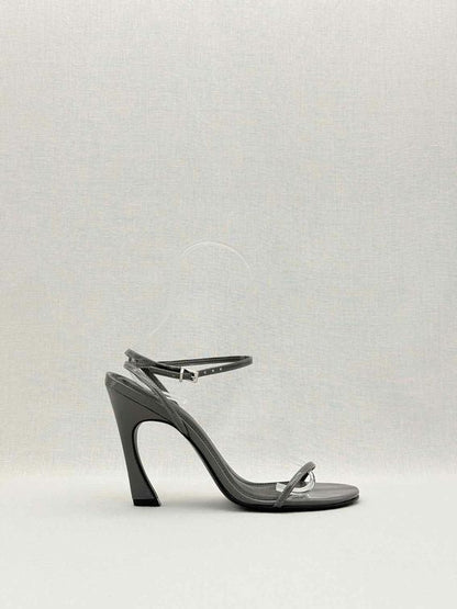 Pre-loved SCHUTZ Siena Dark Grey Size EU 39 Heeled Sandals at Reems Closet