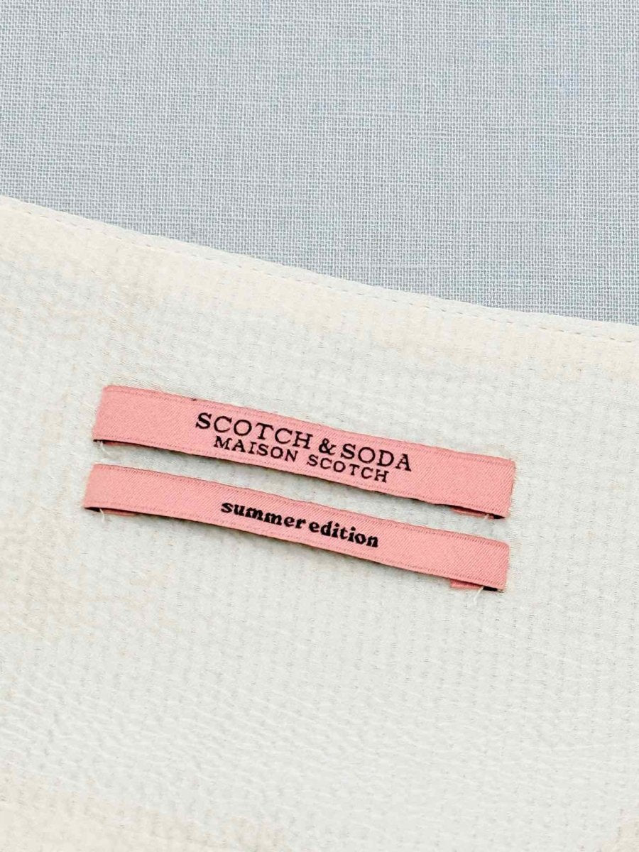 Pre - loved SCOTCH & SODA Cream Pleated Size Small Midi Skirt at Reems Closet