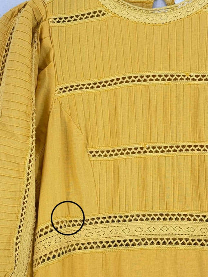 Pre - loved SEA Mustard Size US 6 Midi Dress at Reems Closet