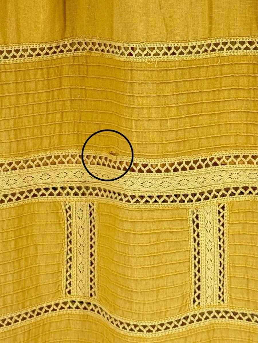 Pre - loved SEA Mustard Size US 6 Midi Dress at Reems Closet