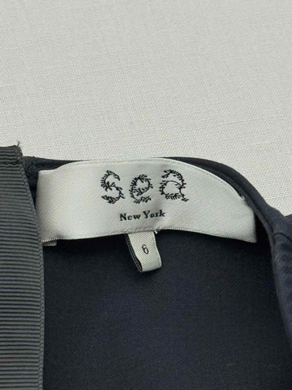 Pre - loved SEA Navy Blue Size US 6 Blouse at Reems Closet