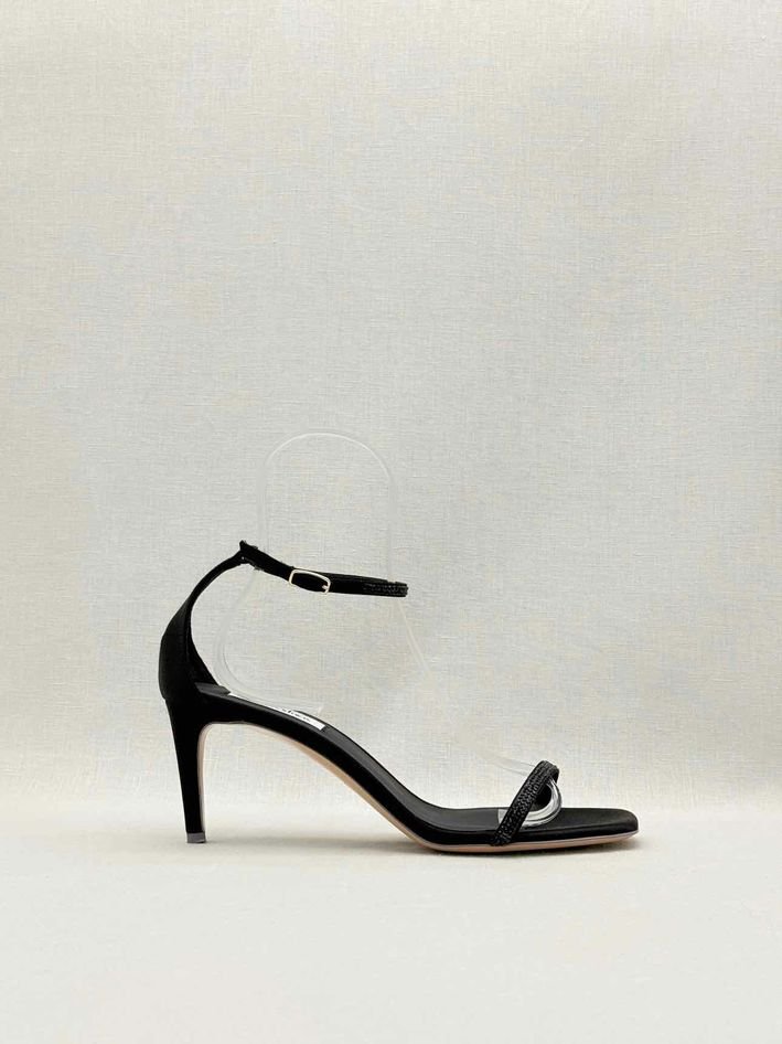 Pre-loved SEBASTIAN MILANO Black Size EU 39 Heeled Sandals at Reems Closet