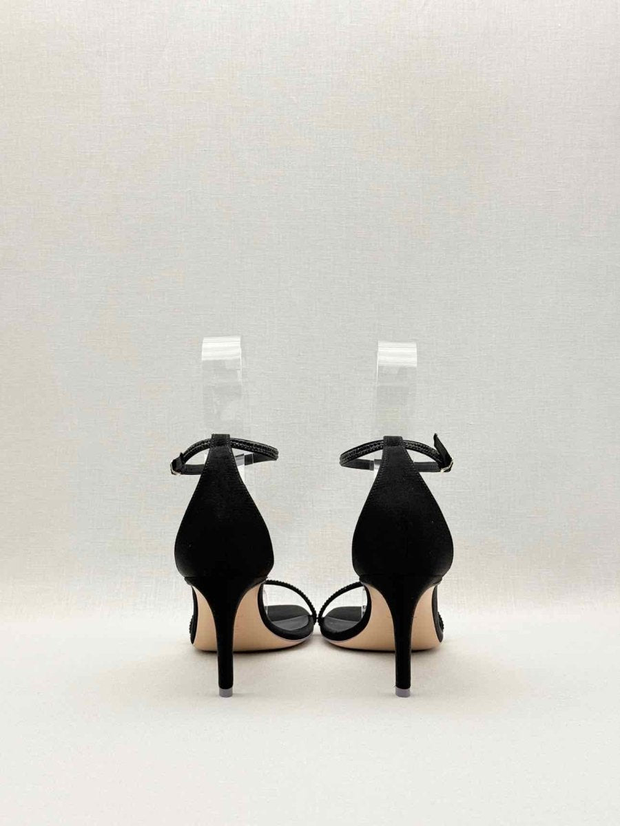 Pre-loved SEBASTIAN MILANO Black Size EU 39 Heeled Sandals at Reems Closet