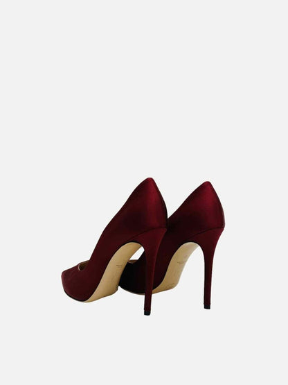 Pre - loved SEBASTIAN Pointed Toe Red Pumps 40 at Reems Closet