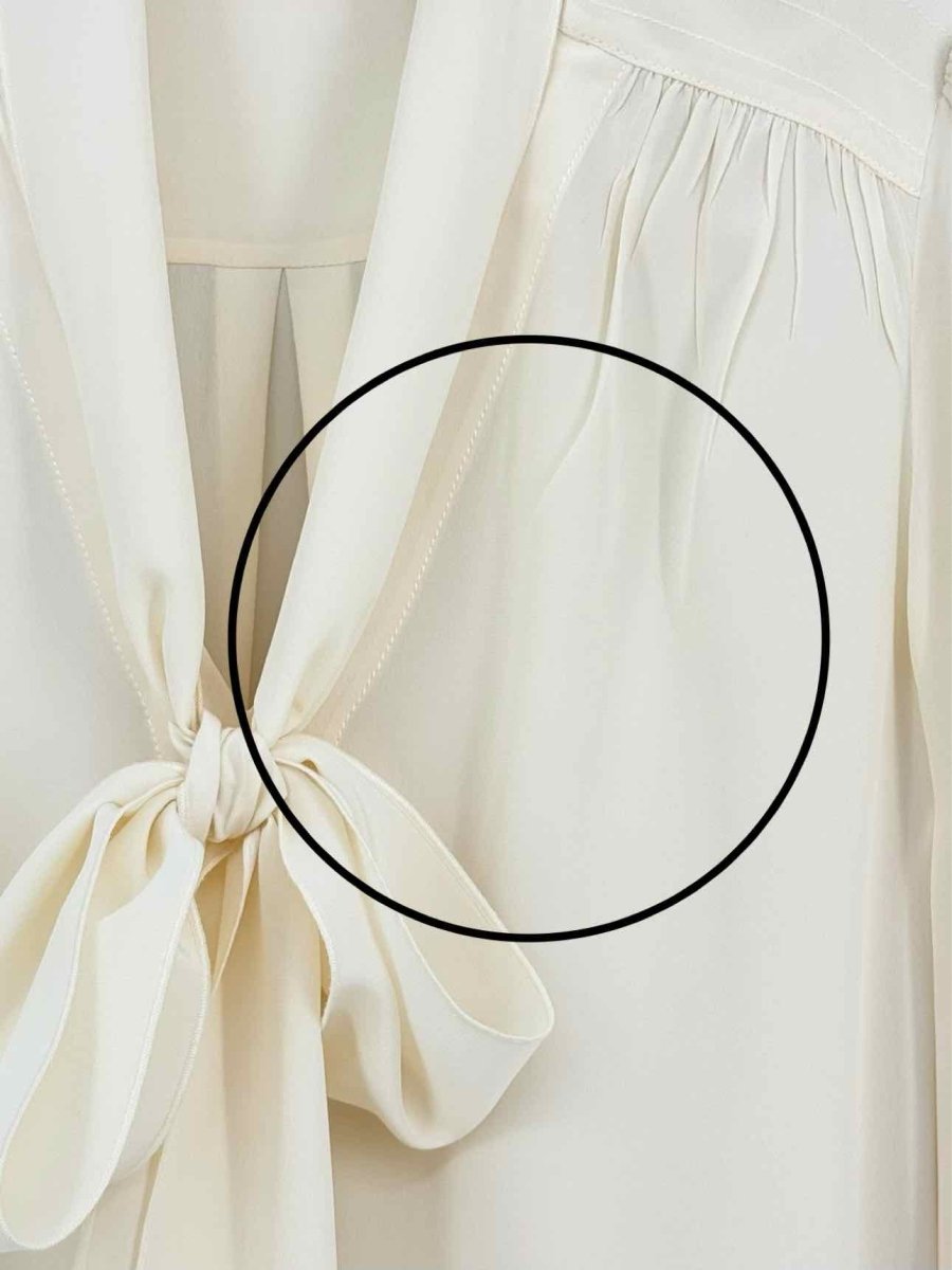 Pre - loved SEE BY CHLOE Cream Size US 2 Blouse at Reems Closet