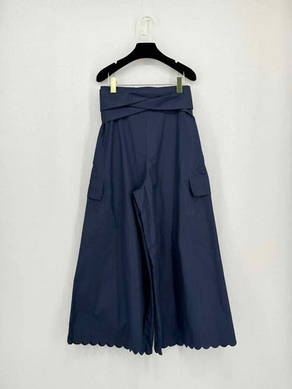 Pre - loved SEE BY CHLOE Wrap Navy Blue Size US 6 Pants at Reems Closet