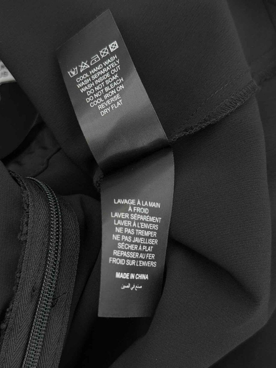 Pre - loved SELF - PORTRAIT Black Eyelet Size US 4 Short Dress at Reems Closet