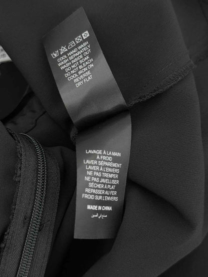 Pre - loved SELF - PORTRAIT Black Eyelet Size US 4 Short Dress at Reems Closet