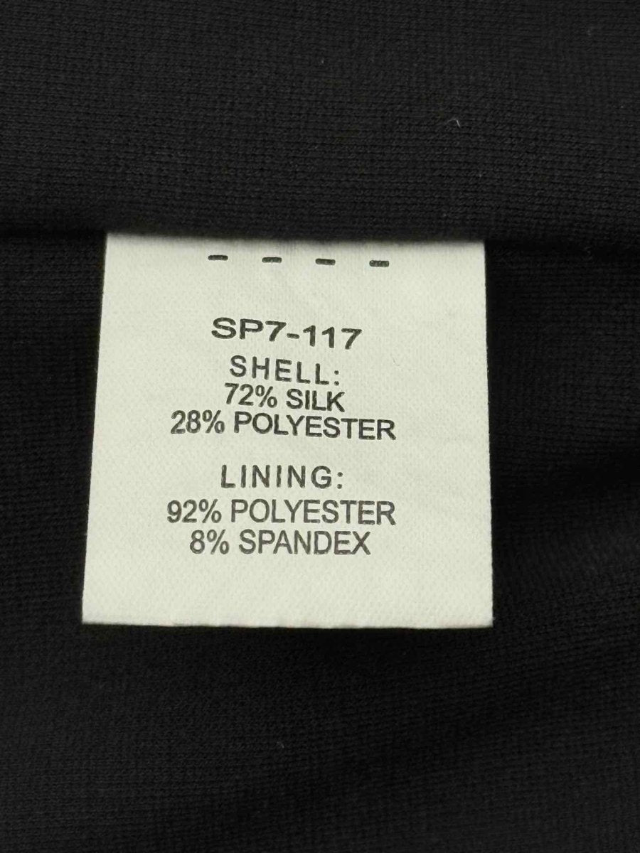 Pre - loved SELF - PORTRAIT Black & Green Size US 6 Midi Dress at Reems Closet