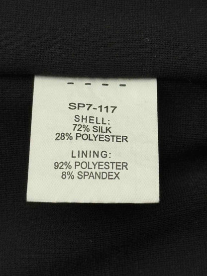 Pre - loved SELF - PORTRAIT Black & Green Size US 6 Midi Dress at Reems Closet